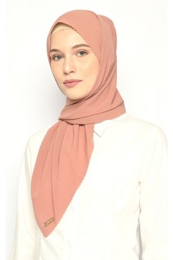 Sarita Pasmina Instan Lasercut Caramel